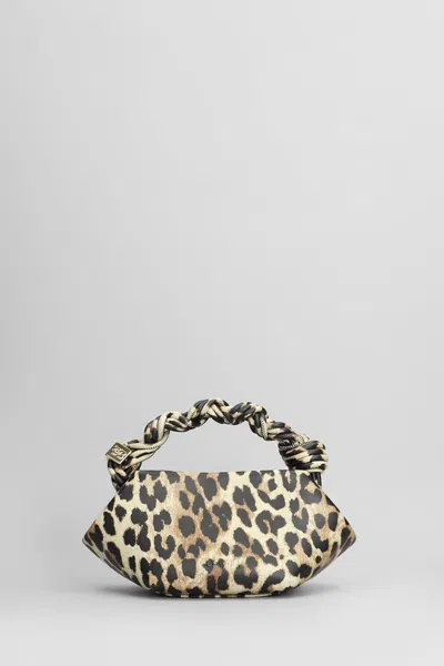 Ganni Mini Bou Leopard-print Tote Bag