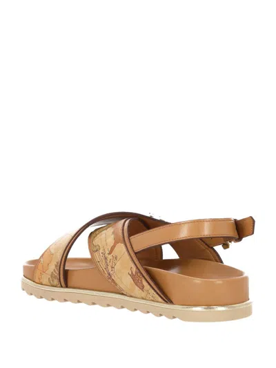 Alviero Martini Geo Beige Flat Sandal