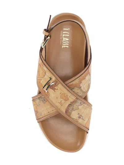 Alviero Martini Geo Beige Flat Sandal