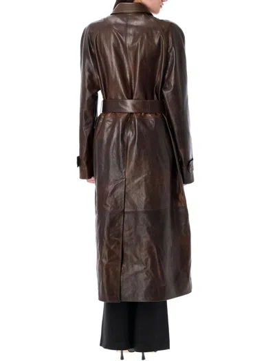 Magda Butrym Leather Coat