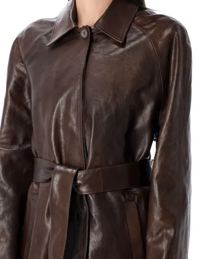 Magda Butrym Leather Coat