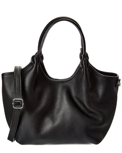 Italian Leather Top Handle Tote