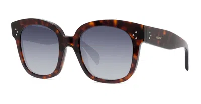 Celine 3 Dots Cl4002un - Havana Red Sunglasses