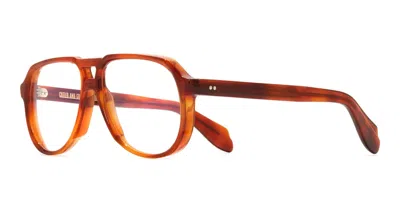 Cutler And Gross 9782 - Havana Honey Glasses In Red