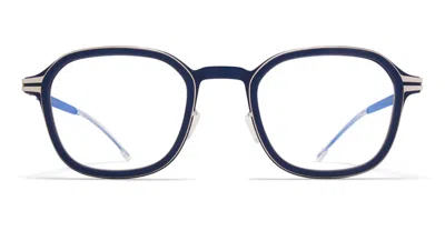 Mykita Fir Mhl3 - Navy / Shiny Silver Rx Glasses
