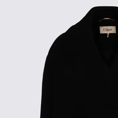 Chloé Black Wool Coat