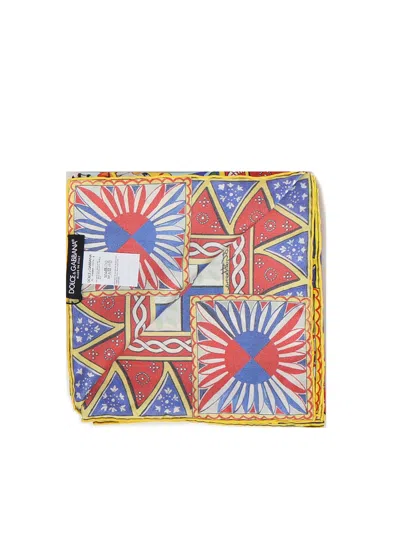 Dolce & Gabbana Scarf With Cart Print