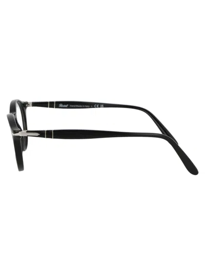 Persol Round Frame Glasses In Black