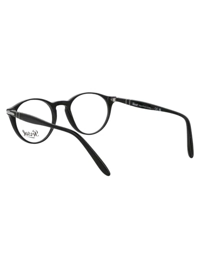Persol Round Frame Glasses In Black