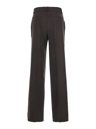 P.a.r.o.s.h Gabardine Pants In Brown