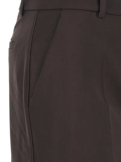 P.a.r.o.s.h Gabardine Pants In Brown