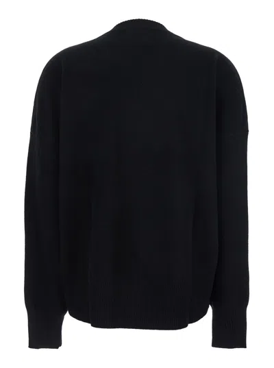 Loulou Studio Anaa Lds Round Neck Sweater In Black