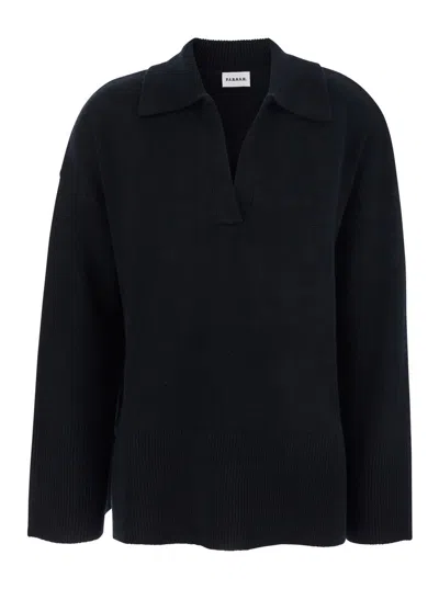 P.a.r.o.s.h Polo-neck Ribbed Sweater