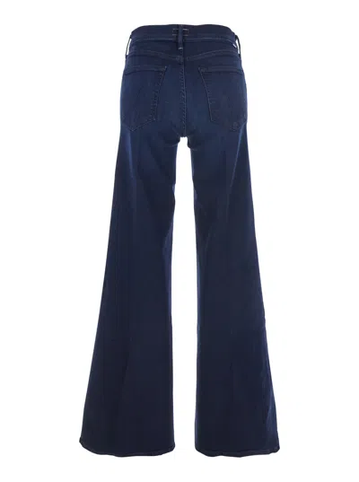 Mother The Twister Sneak Denim Jeans In Blue