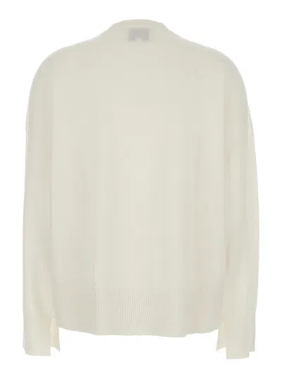 Loulou Studio Anaa Lds Round Neck Sweater In Gray