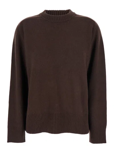 Loulou Studio Baltra Lds Sweater In Brown