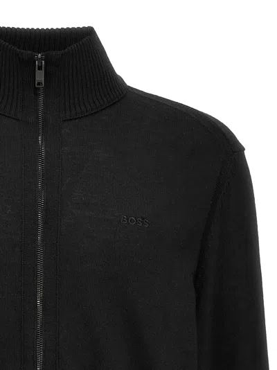 Hugo Boss 'balonso-l' Cardigan In Black