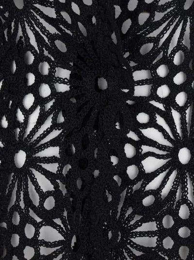 Norma Kamali Floral-motif Single-breasted Jacket In Black