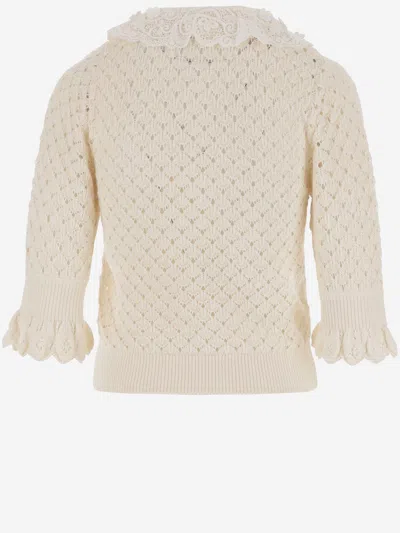 Chloé Polo Shirt With Lace Collar