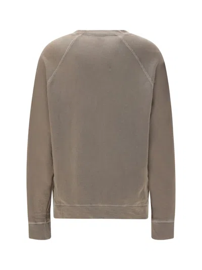James Perse Cotton Long Sleeve Jersey In Brown