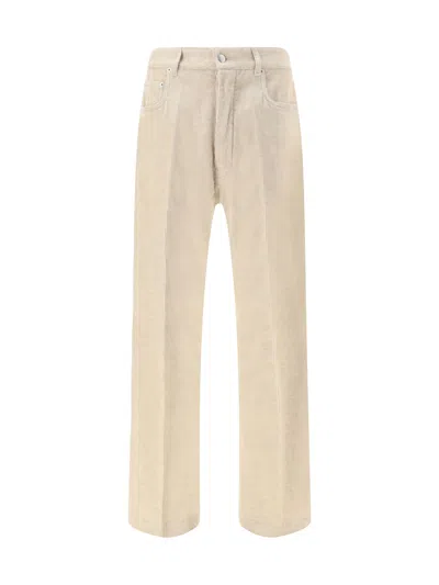 Rick Owens Tailored Corduroy Geth Pants In Neutral