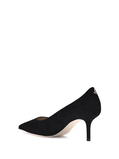 Jimmy Choo Romy 85 Coffee Tonal Suede Pumps