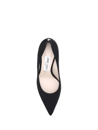 Jimmy Choo Romy 85 Coffee Tonal Suede Pumps