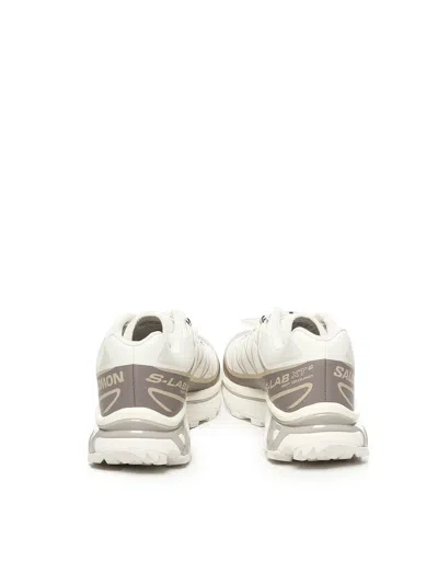 Salomon Fabric Xt-6 Sneakers Mesh Panels In Neutral
