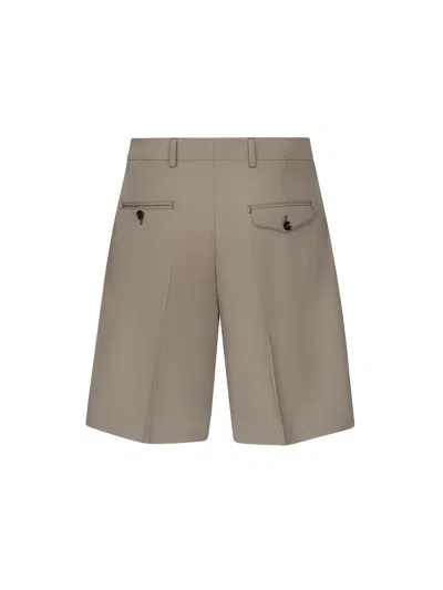 Be Able Button-fastening Wool Shorts In Brown
