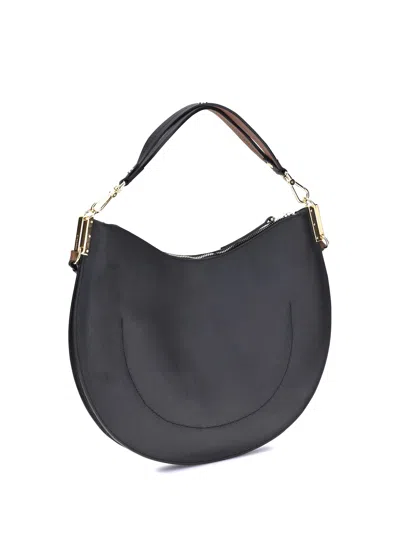 Coccinelle Sun Up Shoulder Bag In Black