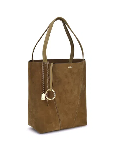 Chloé Suede Spin Tote Bag