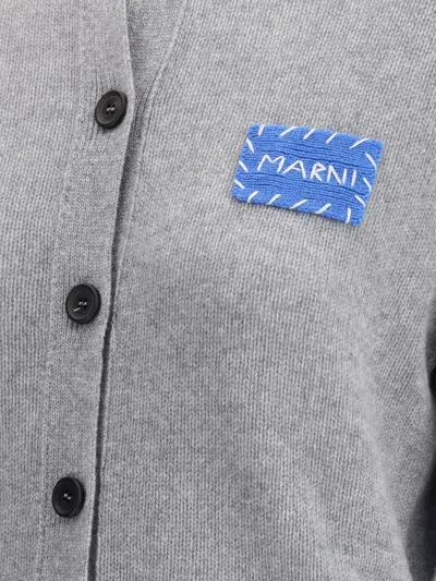 Marni Cashmere Cardigan With Patch