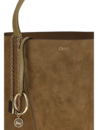 Chloé Suede Spin Tote Bag