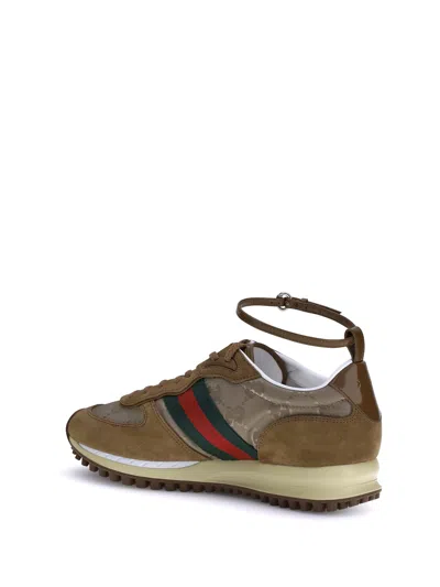 Gucci Women Re-motion Suede Low-top Sneakers
