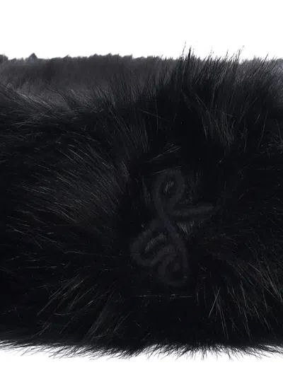 Ruslan Baginskiy 'pillbox' Fur Hat In Black