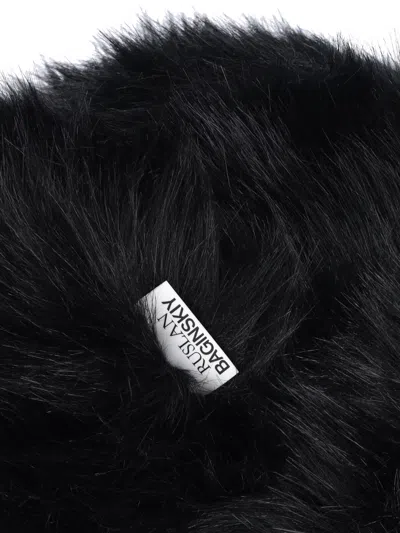 Ruslan Baginskiy Fur Aviator Hat In Black
