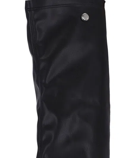 Attico Robin Over-the-knee Stiletto Heel Boot In Black