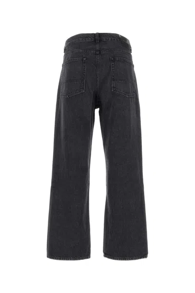 Our Legacy Gray Third Cut Jeans In Supergrey Wash