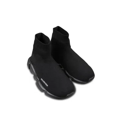 Balenciaga Black Sneakers For Kids In Black