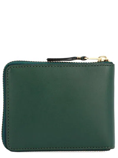 Comme Des Garçons 'classic Leather Line' Wallet In Green