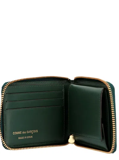 Comme Des Garçons 'classic Leather Line' Wallet In Green