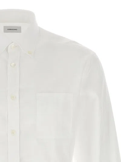 Ferragamo Poplin Shirt Shirt And Blouse