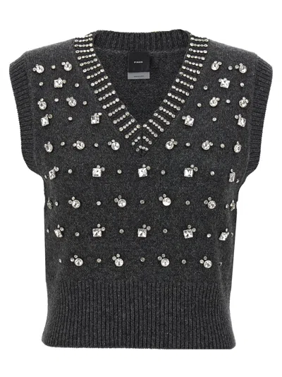 Pinko 'ponziane' Vest In Black