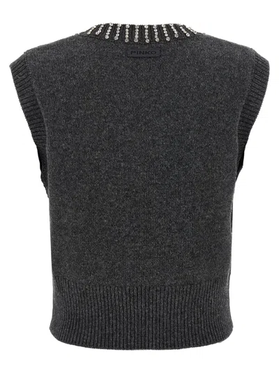 Pinko 'ponziane' Vest In Black