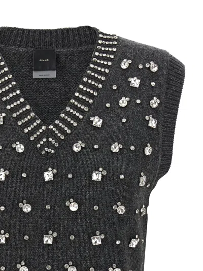 Pinko 'ponziane' Vest In Black