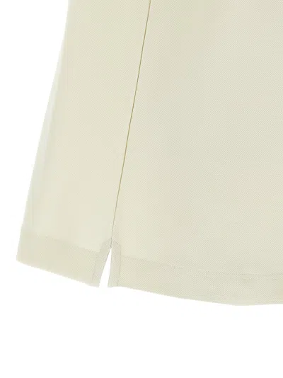Marni Cotton Blend Polo Shirt With Contrasting Collar In Green