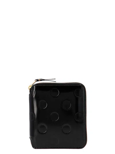 Comme Des Garçons Polka Dots Embossed Wallet