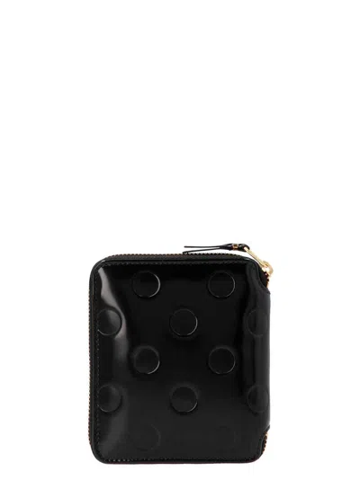 Comme Des Garçons Polka Dots Embossed Wallet