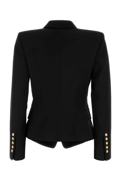 Balmain Black Wool Blazer