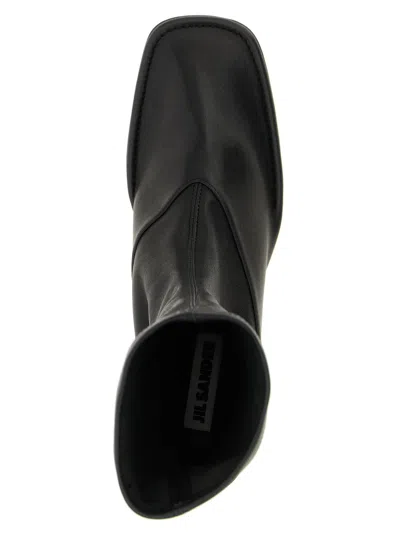 Jil Sander Nappa Ankle Boots